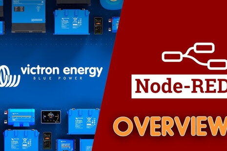 Node-RED integrácia s Victron Energy – inteligentné riadenie energie Rozhranie Node-RED pre produkty Victron Energy, umožňujúce automatizáciu a monitorovanie solárnych systémov, batérií a invertorov v reálnom čase